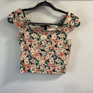Forever 21 Floral Crop Top